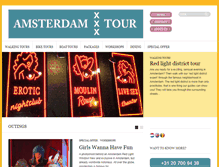 Tablet Screenshot of amsterdamtour.co.uk